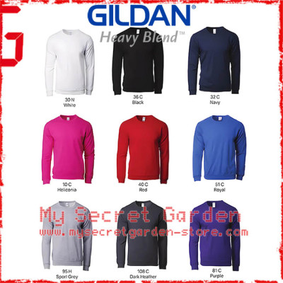 Gildan Heavy Blend Adult Unisex Crewneck Sweatshirt (88000) 